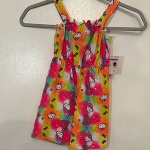 Hello Kitty Vibrant Tie-Dye Dress